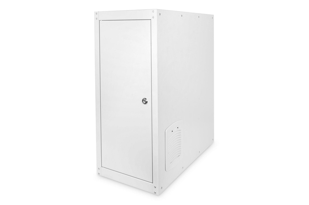 DIGITUS DN-CC 9002 Szintező lábas zárható üvegajtós szűrőventilátoros számítógépház