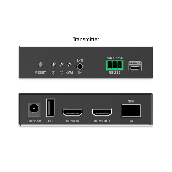 DIGITUS DS-55348 HDMI 4K UHD 60Hz KVM IP 40km/300m optikai extender szett
