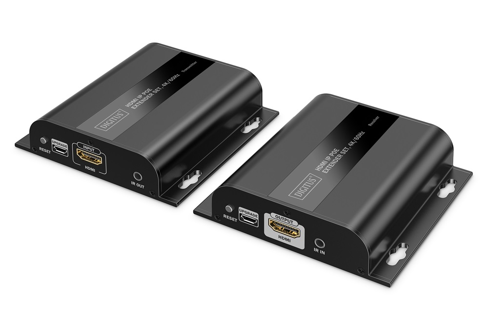 DIGITUS DS-55353 HDMI 4K UHD 60Hz Cat.6 IP 200m PoE extender szett