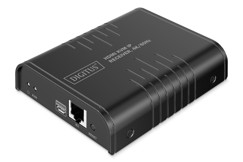DIGITUS DS-55356 HDMI 4K UHD 60Hz Cat.6 KVM IP 200m extender vevőegység
