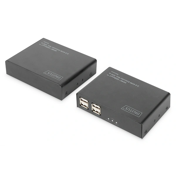DIGITUS DS-55505 HDMI UHD 4K 60Hz Cat.6A/Cat.7/Cat.8 100m KVM extender szett