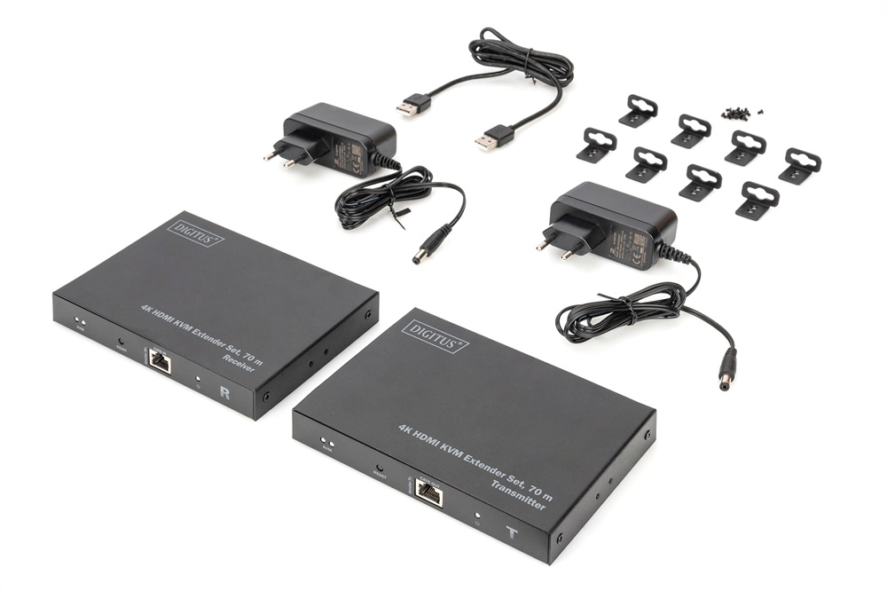 DIGITUS DS-55513 4K HDMI KVM 70m extender szett