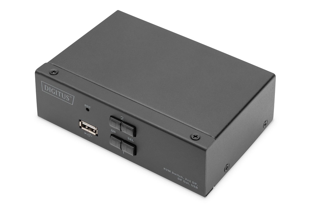 DIGITUS DS-12851 UHD 4K 60Hz 2 port Displayport KVM Switch