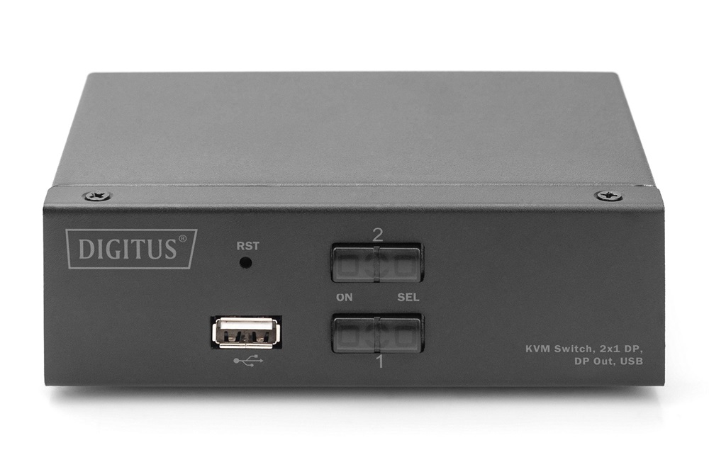DIGITUS DS-12851 UHD 4K 60Hz 2 port Displayport KVM Switch