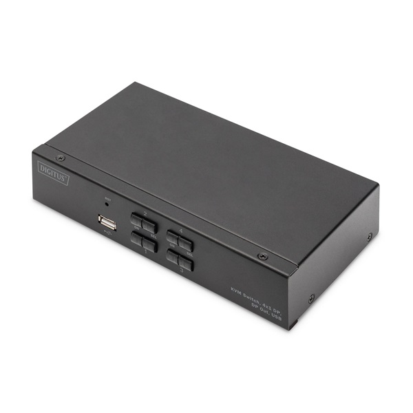 DIGITUS DS-12891 UHD 4K 60Hz 4 port Displayport KVM Switch