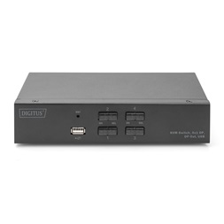 DIGITUS DS-12891 UHD 4K 60Hz 4 port Displayport KVM Switch