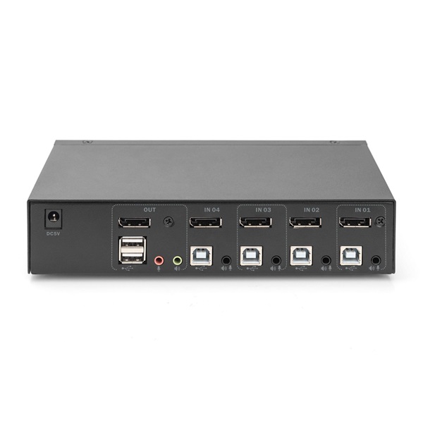 DIGITUS DS-12891 UHD 4K 60Hz 4 port Displayport KVM Switch