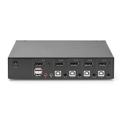 DIGITUS DS-12891 UHD 4K 60Hz 4 port Displayport KVM Switch