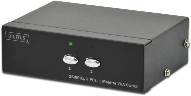 DIGITUS DS-44100-1 2 portos VGA switch