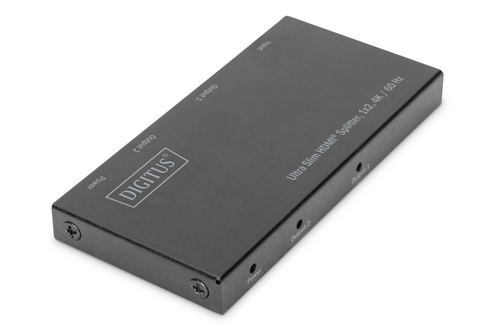 DIGITUS DS-45322 HDMI 4K 60Hz 1x2 Ultra Slim Splitter