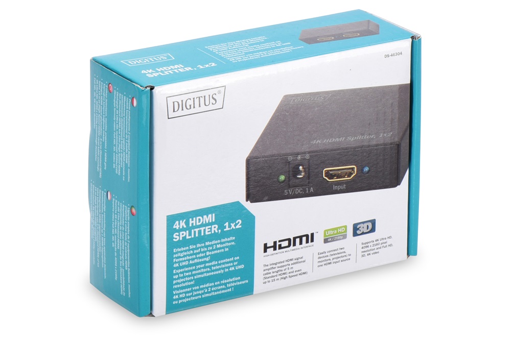 DIGITUS DS-46304 1x2 4K2K HDMI splitter
