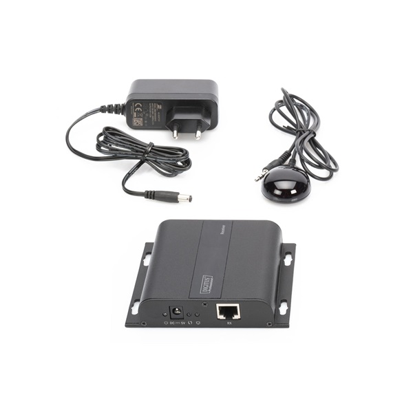 DIGITUS DS-55123 HDMI IP 4K 30Hz Cat.5e/Cat.6/Cat.6A/Cat.7  120m bővítő vevőegység