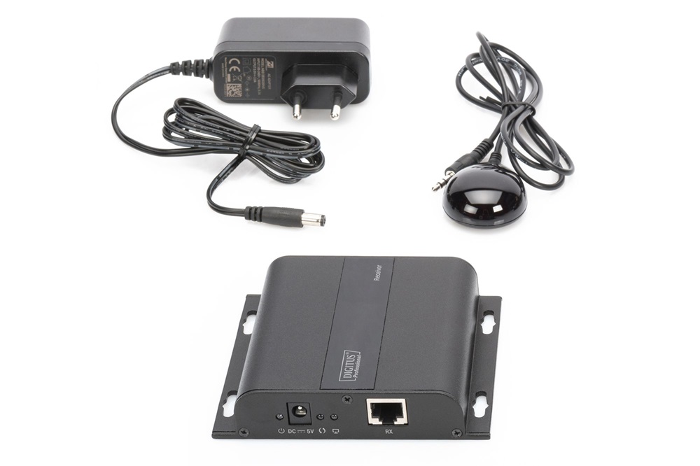 DIGITUS DS-55123 HDMI IP 4K 30Hz Cat.5e/Cat.6/Cat.6A/Cat.7  120m bővítő vevőegység