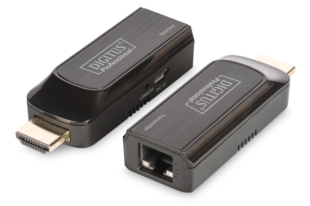 DIGITUS DS-55203 Mini HDMI (50m FullHD 1080p/60Hz) extender szett
