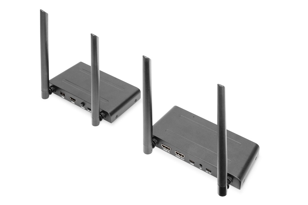 DIGITUS DS-55321 HDMI KVM Full HD 60Hz WiFi 200m extender szett