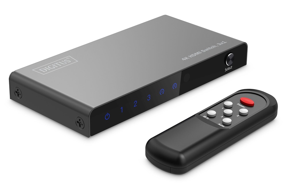 DIGITUS DS-55331 HDMI 4K 60Hz 3x1 Switch
