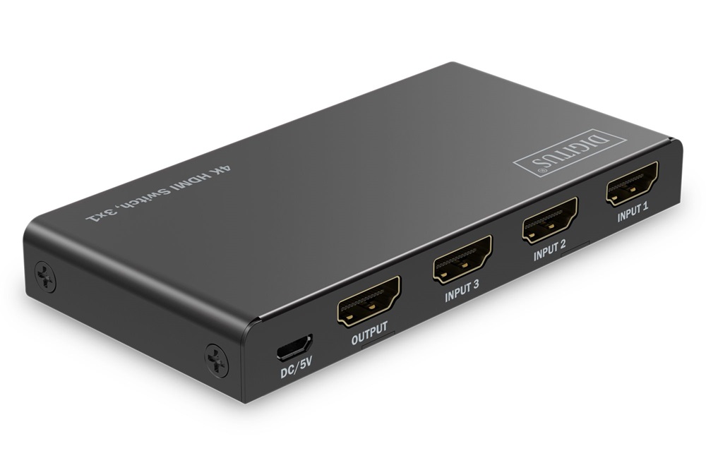 DIGITUS DS-55331 HDMI 4K 60Hz 3x1 Switch