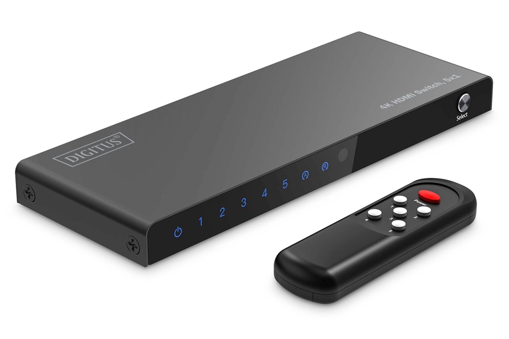 DIGITUS DS-55332 HDMI 4K 60Hz 5x1 Switch