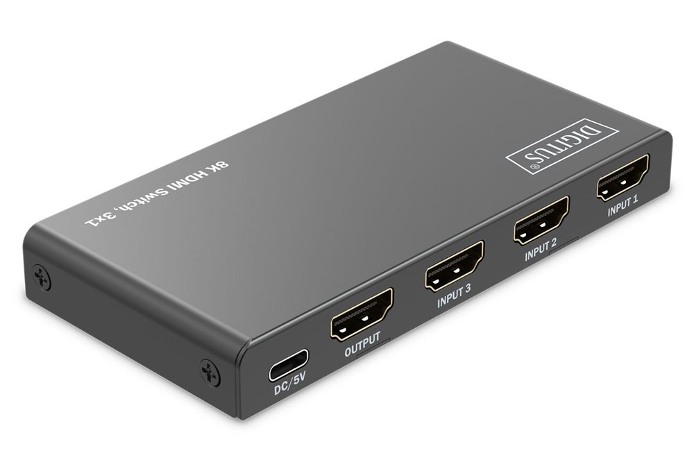 DIGITUS DS-55333 HDMI 8K 60Hz 3x1 Switch