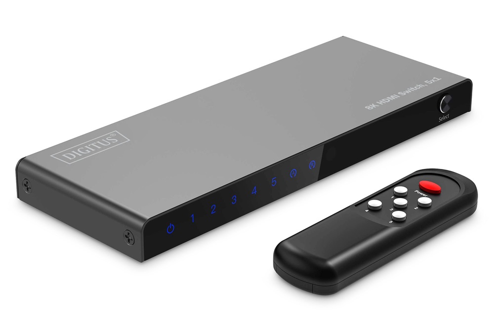 DIGITUS DS-55334 HDMI 8K 60Hz 5x1 Switch