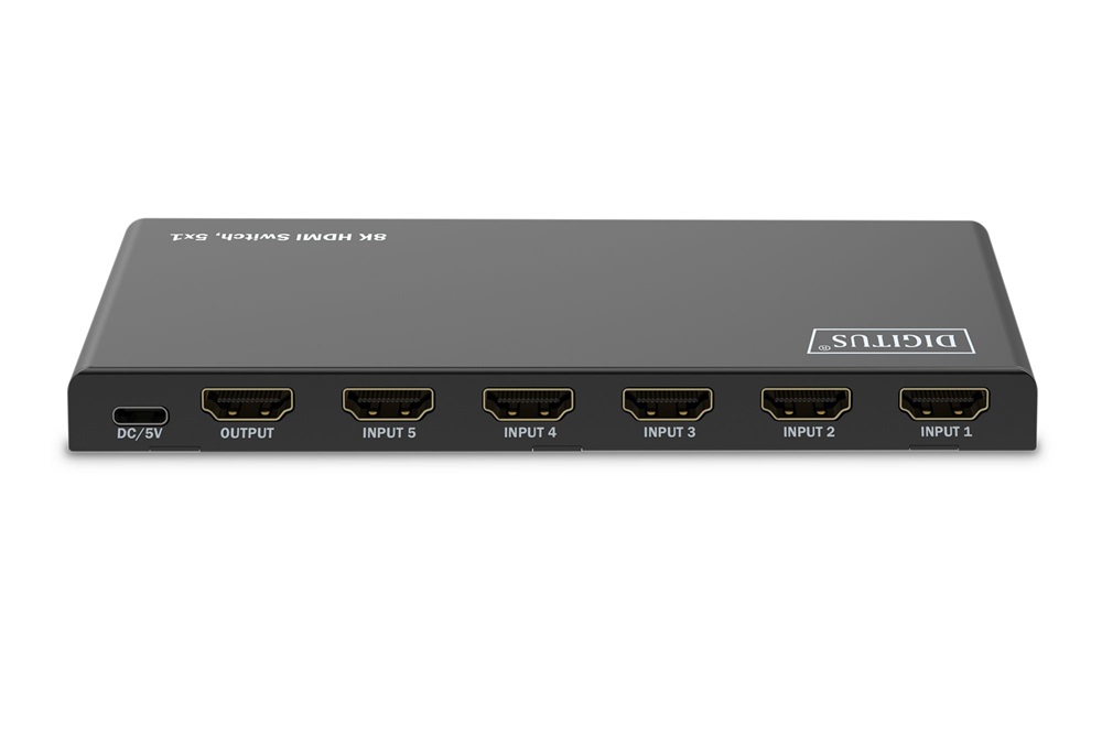 DIGITUS DS-55334 HDMI 8K 60Hz 5x1 Switch