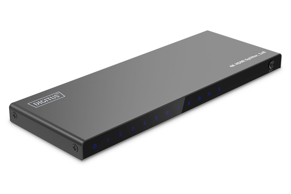 DIGITUS DS-55338 HDMI 4K 60Hz 1x8 Splitter