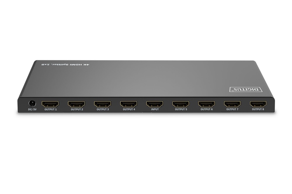 DIGITUS DS-55338 HDMI 4K 60Hz 1x8 Splitter