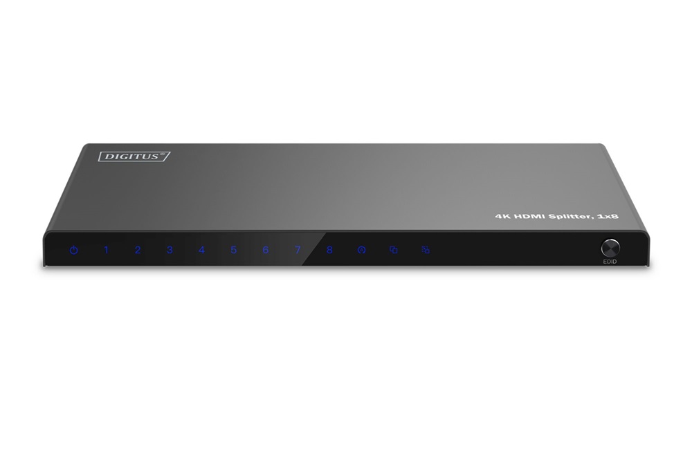 DIGITUS DS-55338 HDMI 4K 60Hz 1x8 Splitter