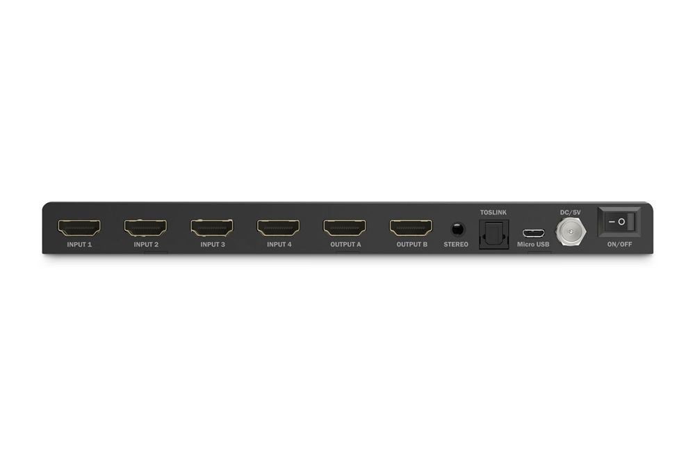 DIGITUS DS-55345 HDMI 4K 30Hz 4x2 Matrix Switch /Multi Viewer