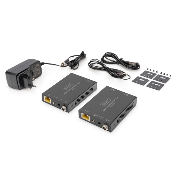 DIGITUS DS-55506 HDMI 4K/60Hz USB 2.0 Type B 70m extender szett