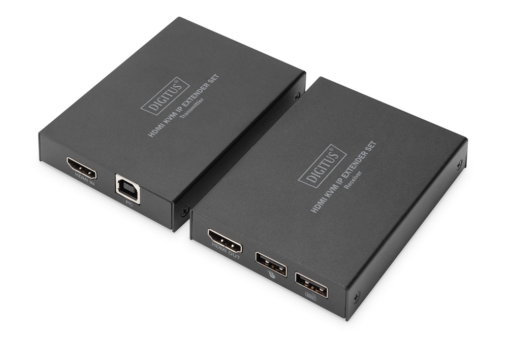 DIGITUS DS-55507 HDMI KVM IP extender szett