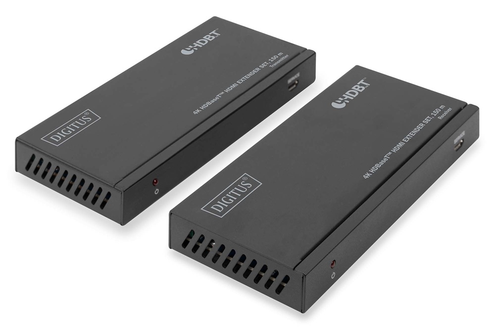 DIGITUS DS-55508 HDBaseT HDMI 4K 60Hz Cat.6A/Cat.7/Cat.8 150m extender bővítőkészlet