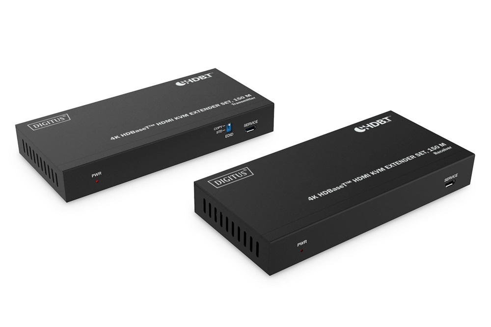DIGITUS DS-55512 HDBaseT HDMI 4K 60H Cat.6A/Cat.7/Cat.8 150m extender szett
