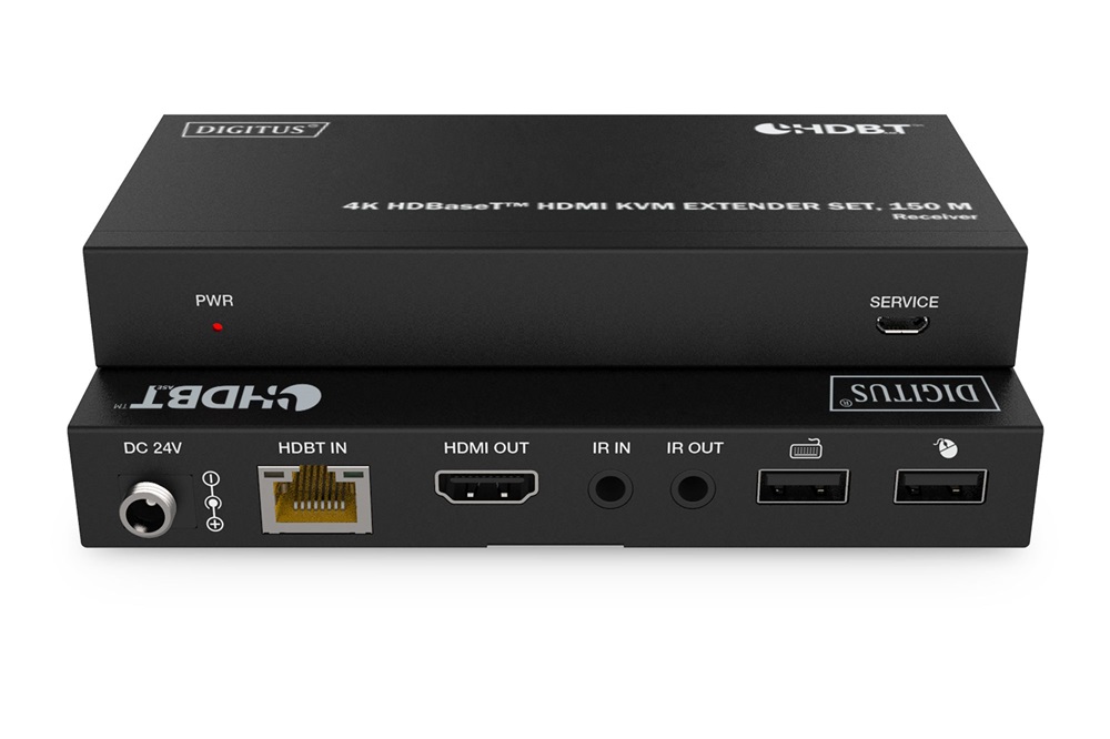DIGITUS DS-55512 HDBaseT HDMI 4K 60H Cat.6A/Cat.7/Cat.8 150m extender szett