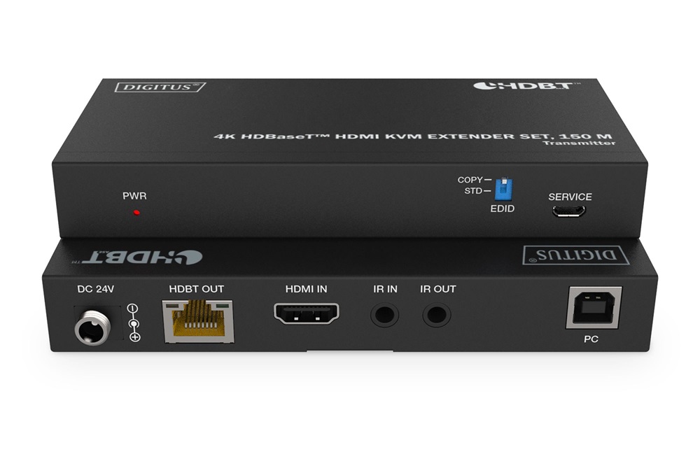 DIGITUS DS-55512 HDBaseT HDMI 4K 60H Cat.6A/Cat.7/Cat.8 150m extender szett