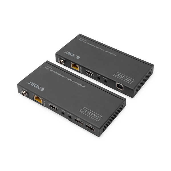 DIGITUS DS-55512 HDBaseT HDMI 4K 60Hz Cat.6A/Cat.7/Cat.8 150m extender szett