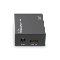 DIGITUS DS-55518 HDMI IP Full HD 60Hz Cat.6/Cat.6A/Cat.7/Cat.8 120m extender bővítő vevőegység
