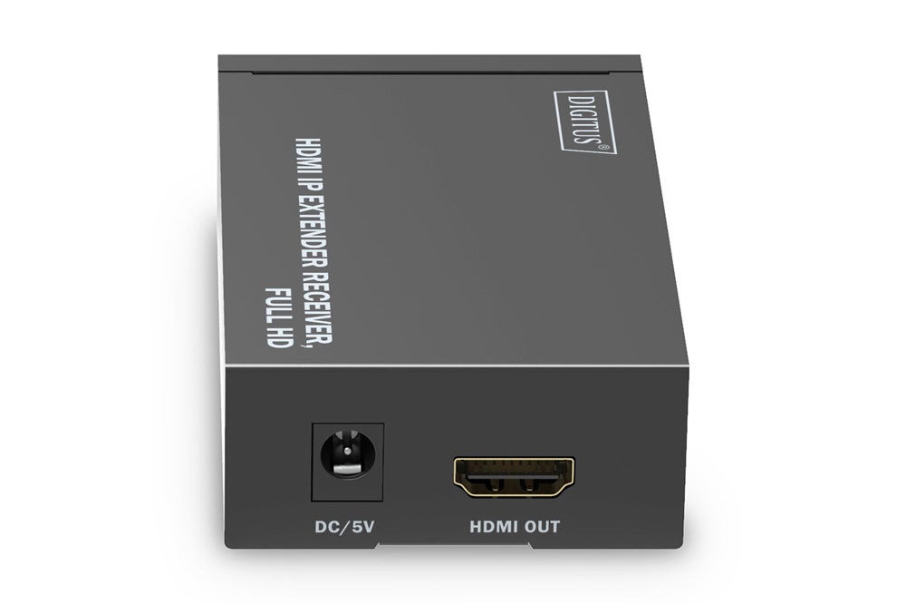 DIGITUS DS-55518 HDMI IP Full HD 60Hz Cat.6/Cat.6A/Cat.7/Cat.8 120m extender bővítő vevőegység