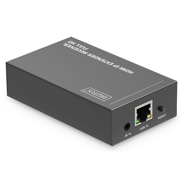 DIGITUS DS-55518 HDMI IP Full HD 60Hz Cat.6/Cat.6A/Cat.7/Cat.8 120m extender bővítő vevőegység