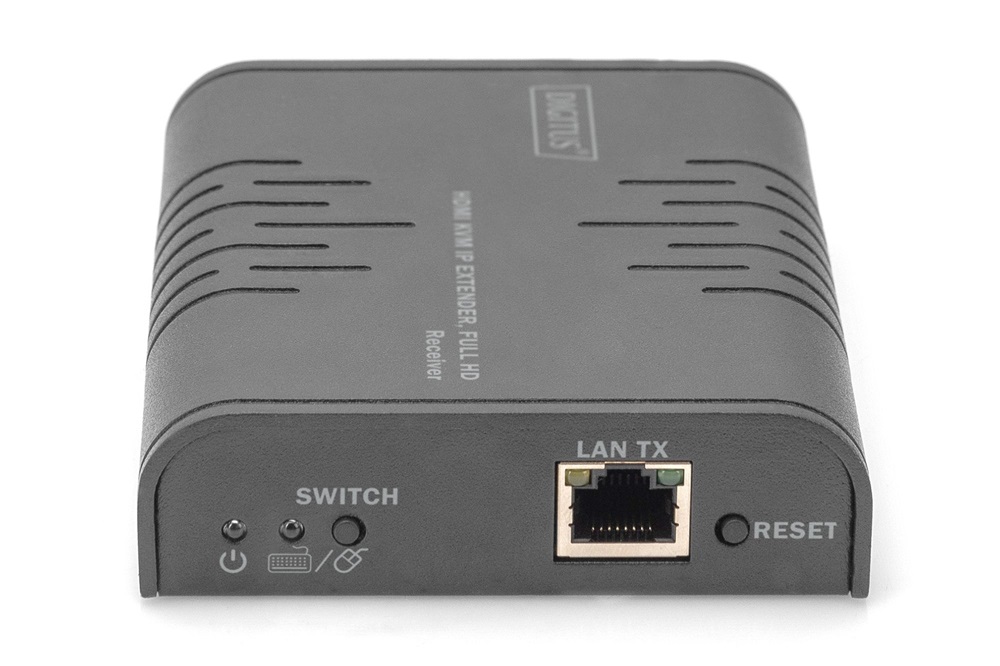 DIGITUS DS-55530 HDMI KVM IP Full HD 60Hz Cat.5e 120m extender bővítő vevőegység