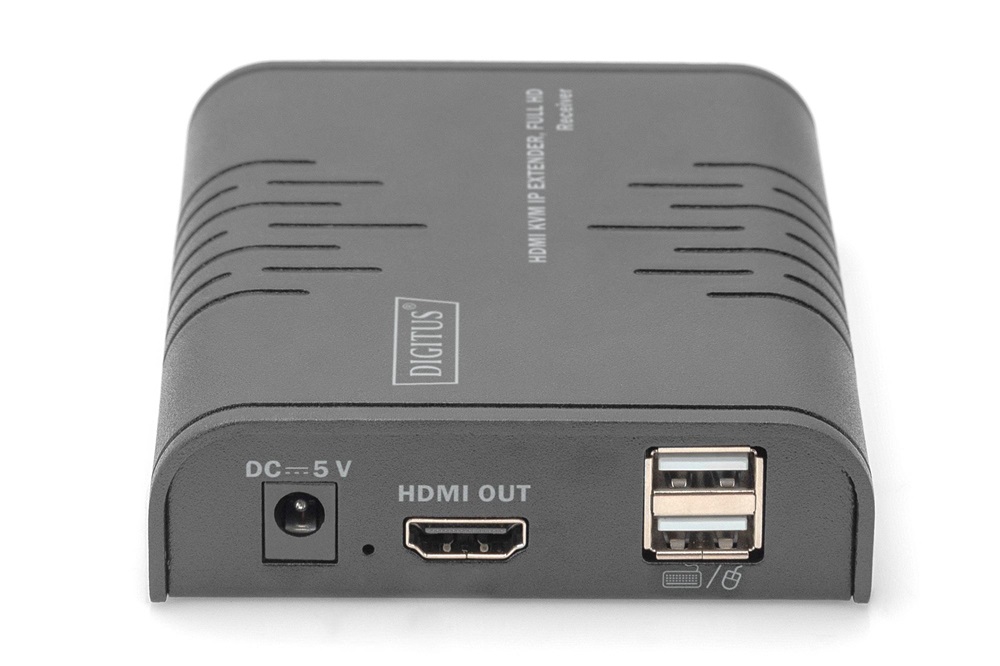 DIGITUS DS-55530 HDMI KVM IP Full HD 60Hz Cat.5e 120m extender bővítő vevőegység