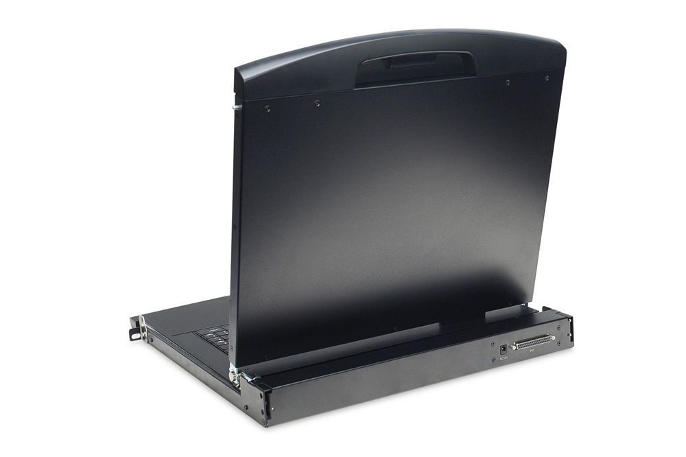 DIGITUS DS-72210-1UK 1U 17" 1xVGA LCD KVM konzol Angol billentyűzettel
