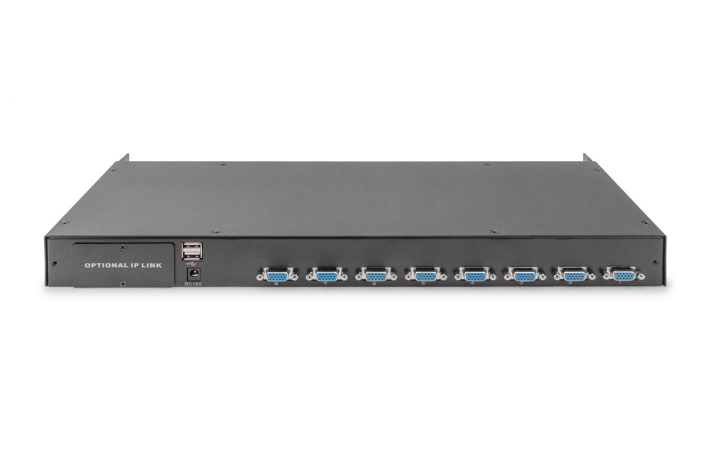 DIGITUS DS-72213 8 portos PS/2 USB VGA KVM switch