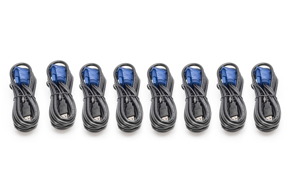 DIGITUS DS-72213 8 portos PS/2 USB VGA KVM switch