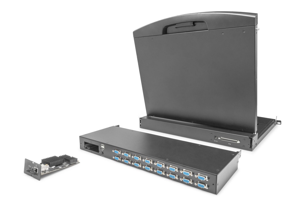 DIGITUS DS-72214 16 portos PS/2 USB VGA KVM switch