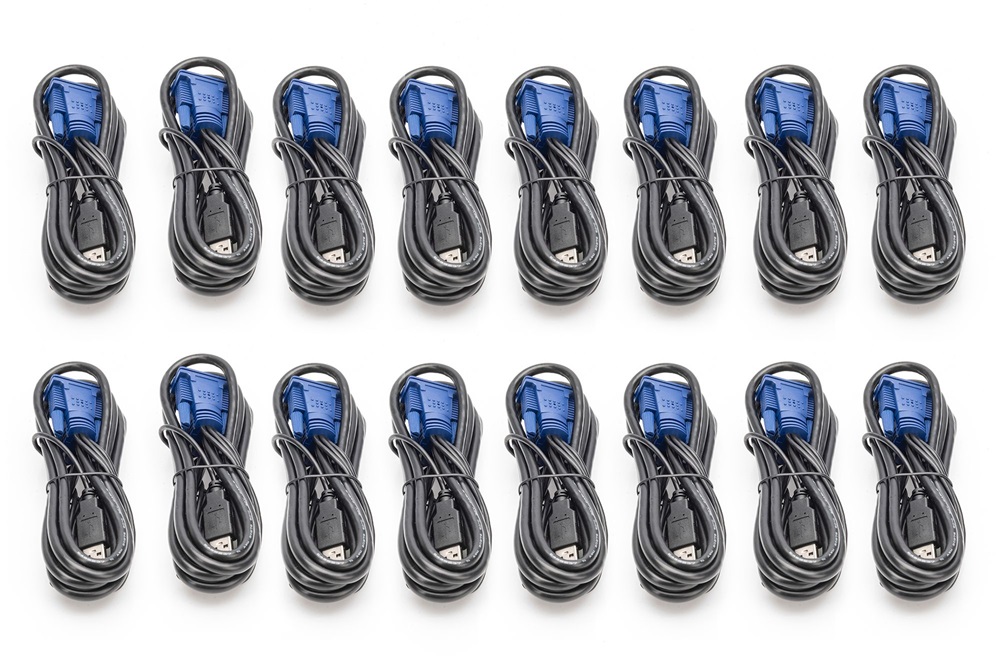 DIGITUS DS-72214 16 portos PS/2 USB VGA KVM switch