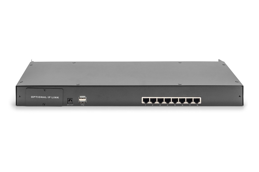 DIGITUS DS-72216 8 portos PS/2 USB Cat.5 VGA KVM switch