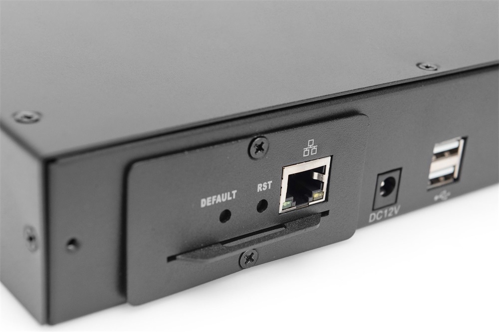 DIGITUS DS-72216 8 portos PS/2 USB Cat.5 VGA KVM switch