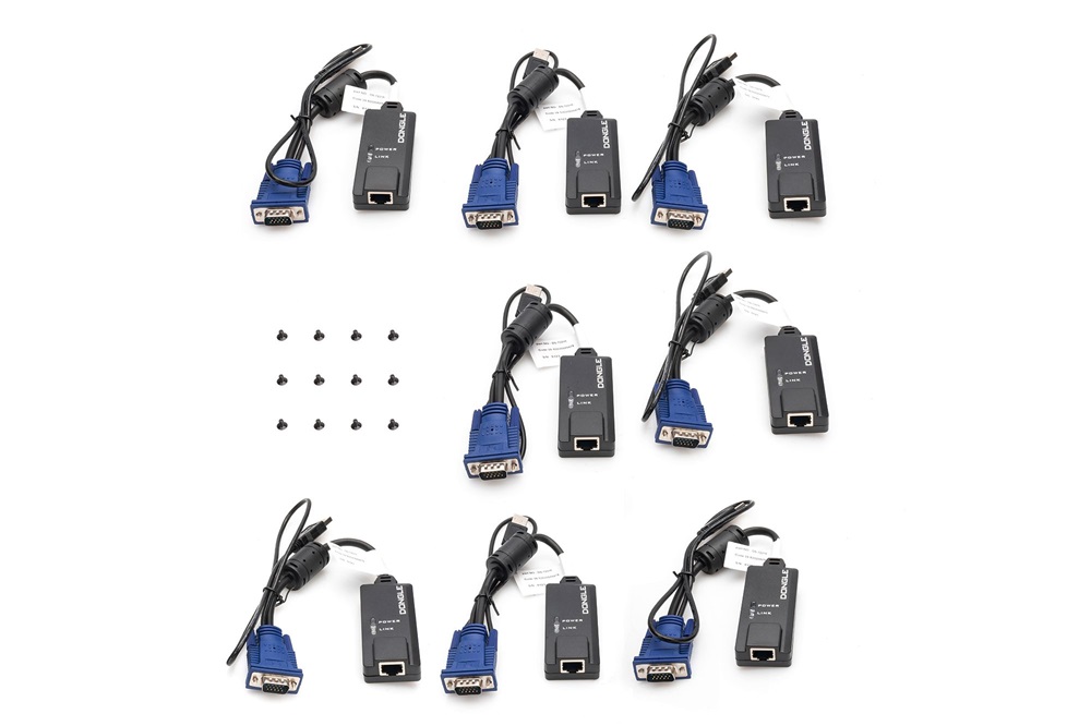DIGITUS DS-72216 8 portos PS/2 USB Cat.5 VGA KVM switch