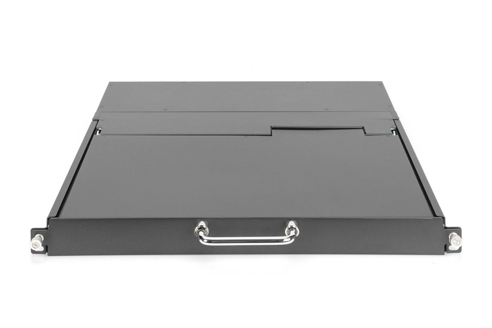 DIGITUS DS-72220-1UK 1U 17" 1xVGA HD LCD moduláris KVM konzol Angol billentyűzettel touchpaddal